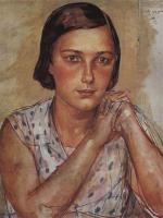 Петров-Водкин К.С. Портрет дочери художника. 1935 г.
